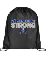 Moanalua HS Girls Volleyball Strong - Drawstring Bag