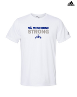 Moanalua HS Girls Volleyball Strong - Mens Adidas Performance Shirt