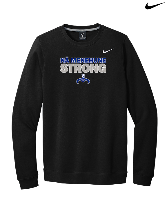 Moanalua HS Girls Volleyball Strong - Mens Nike Crewneck