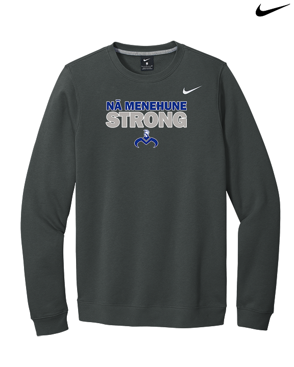 Moanalua HS Girls Volleyball Strong - Mens Nike Crewneck