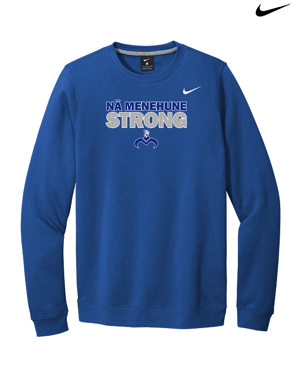 Moanalua HS Girls Volleyball Strong - Mens Nike Crewneck