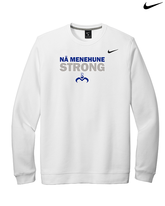 Moanalua HS Girls Volleyball Strong - Mens Nike Crewneck