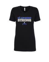 Moanalua HS Girls Volleyball Strong - Womens Vneck