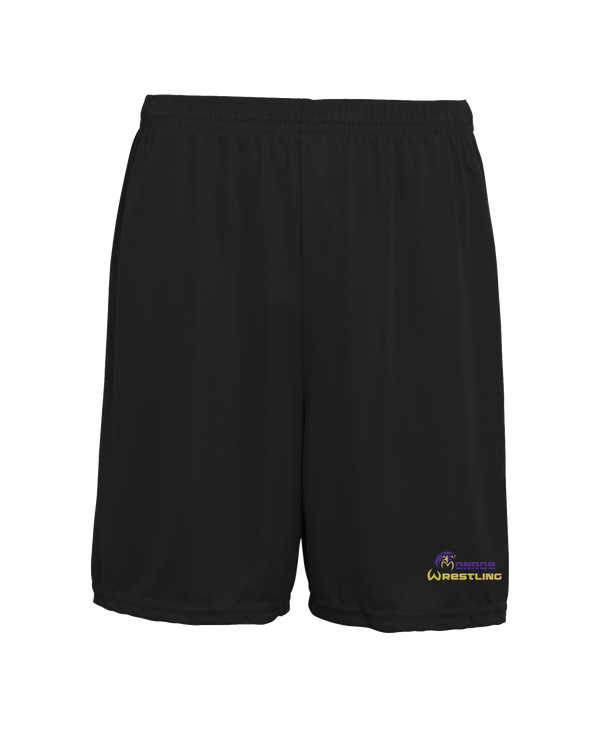 Monroe Township HS Wrestling Primary Logo - 7 inch Training Shorts