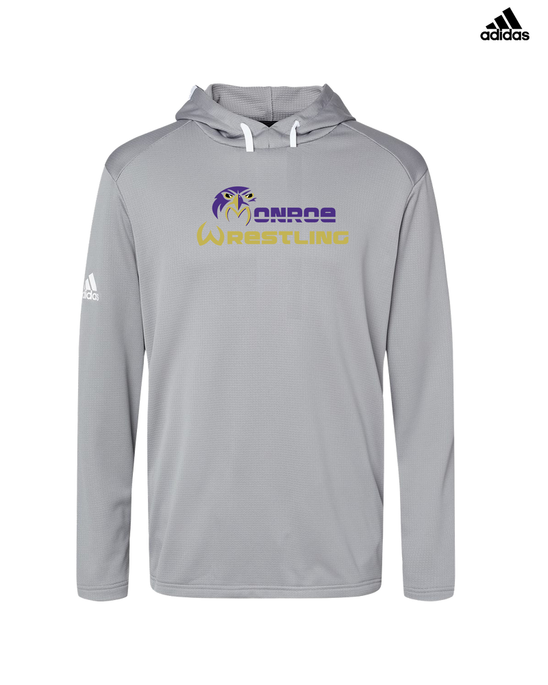 Monroe Township HS Wrestling Primary Logo - Adidas Men's Hooded Sweatshirt