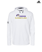 Monroe Township HS Wrestling Primary Logo - Adidas Men's Hooded Sweatshirt