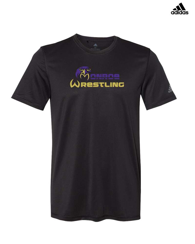 Monroe Township HS Wrestling Primary Logo - Adidas Men's Performance Shirt