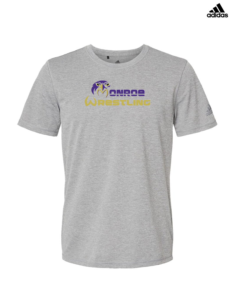 Monroe Township HS Wrestling Primary Logo - Adidas Men's Performance Shirt