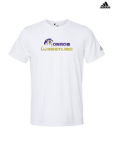 Monroe Township HS Wrestling Primary Logo - Adidas Men's Performance Shirt
