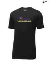 Monroe Township HS Wrestling Primary Logo - Nike Cotton Poly Dri-Fit