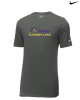 Monroe Township HS Wrestling Primary Logo - Nike Cotton Poly Dri-Fit