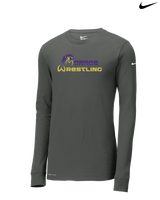Monroe Township HS Wrestling Primary Logo - Nike Dri-Fit Poly Long Sleeve