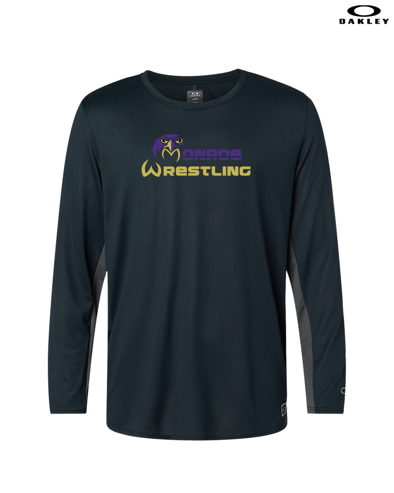 Monroe Township HS Wrestling Primary Logo - Oakley Hydrolix Long Sleeve