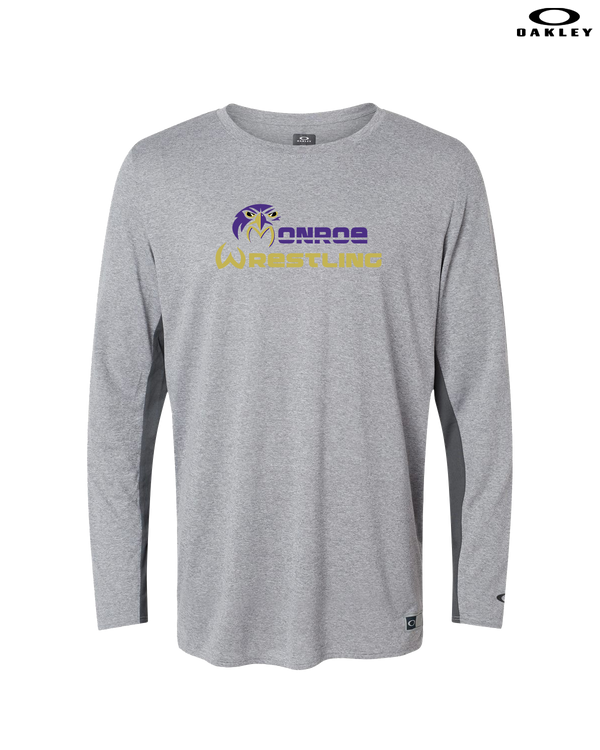 Monroe Township HS Wrestling Primary Logo - Oakley Hydrolix Long Sleeve