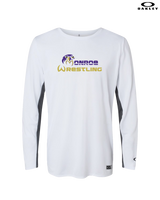Monroe Township HS Wrestling Primary Logo - Oakley Hydrolix Long Sleeve