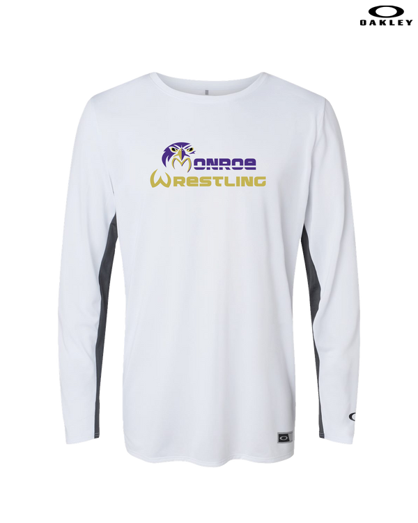Monroe Township HS Wrestling Primary Logo - Oakley Hydrolix Long Sleeve