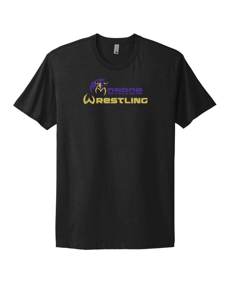Monroe Township HS Wrestling Primary Logo - Select Cotton T-Shirt