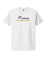 Monroe Township HS Wrestling Primary Logo - Select Cotton T-Shirt