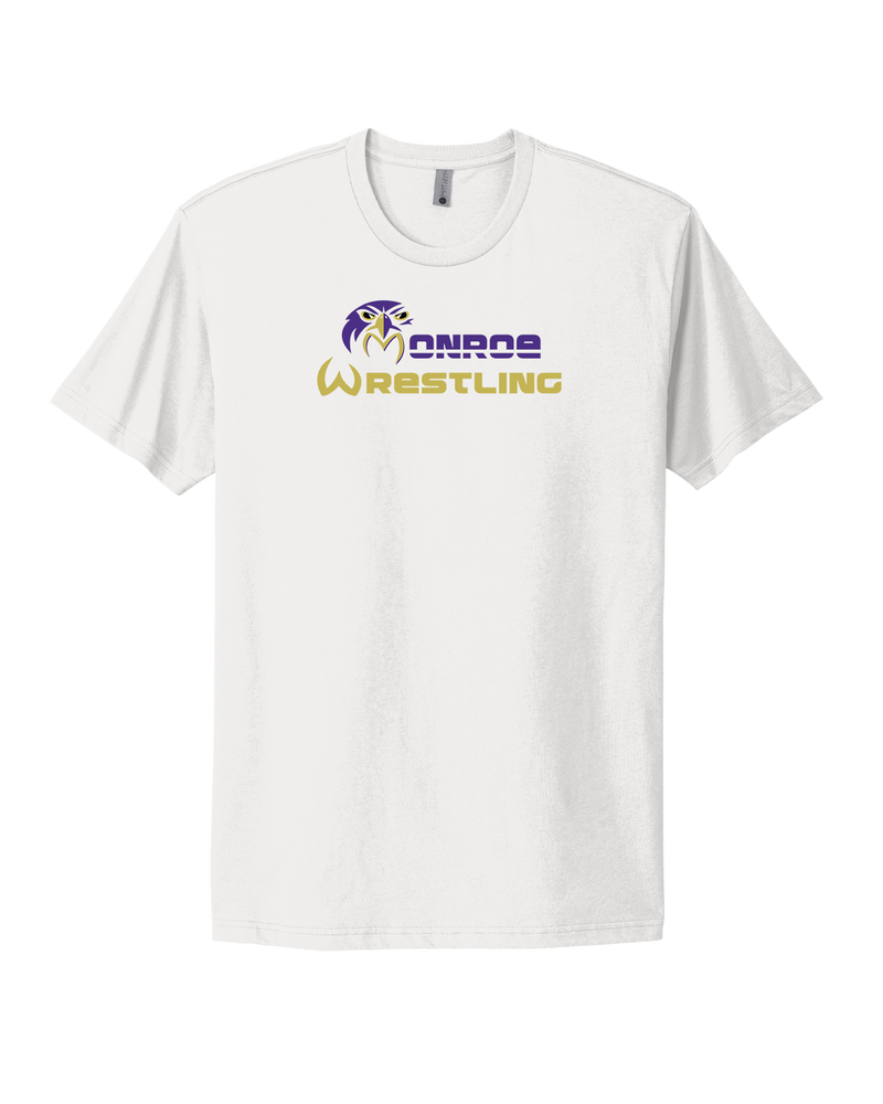 Monroe Township HS Wrestling Primary Logo - Select Cotton T-Shirt