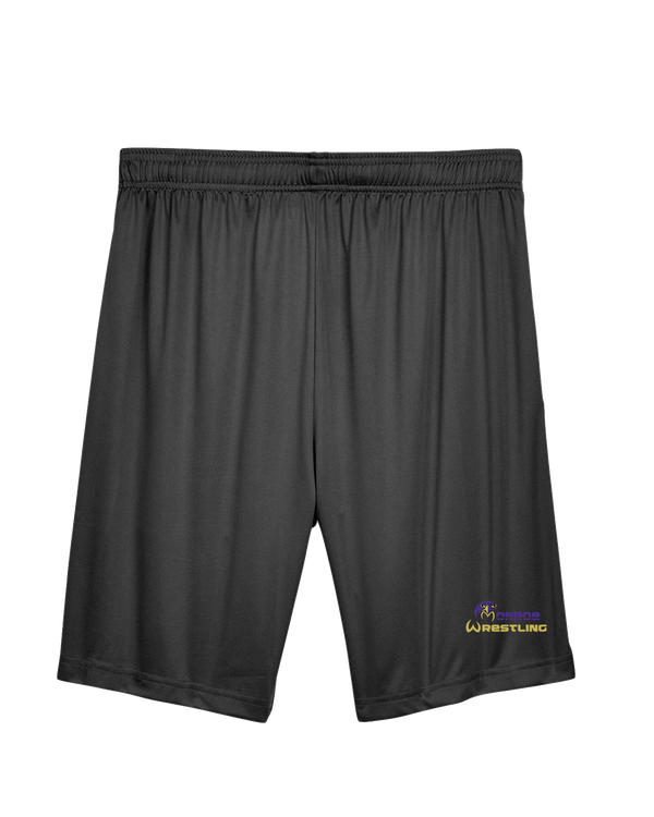 Monroe Township HS Wrestling Primary Logo - Training Short With Pocket
