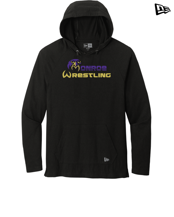 Monroe Township HS Wrestling Primary Logo - New Era Tri Blend Hoodie
