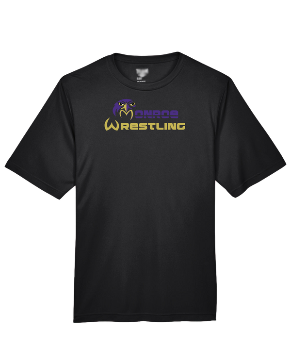 Monroe Township HS Wrestling Primary Logo - Performance T-Shirt