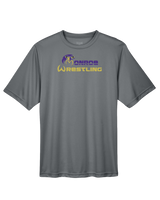 Monroe Township HS Wrestling Primary Logo - Performance T-Shirt