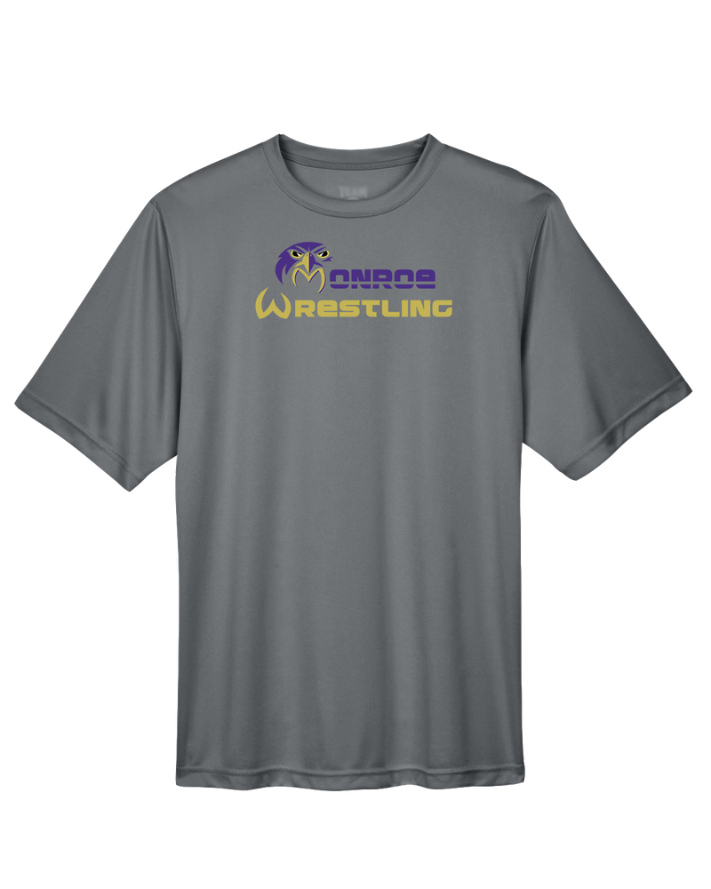 Monroe Township HS Wrestling Primary Logo - Performance T-Shirt