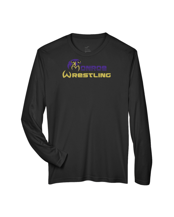 Monroe Township HS Wrestling Primary Logo - Performance Long Sleeve