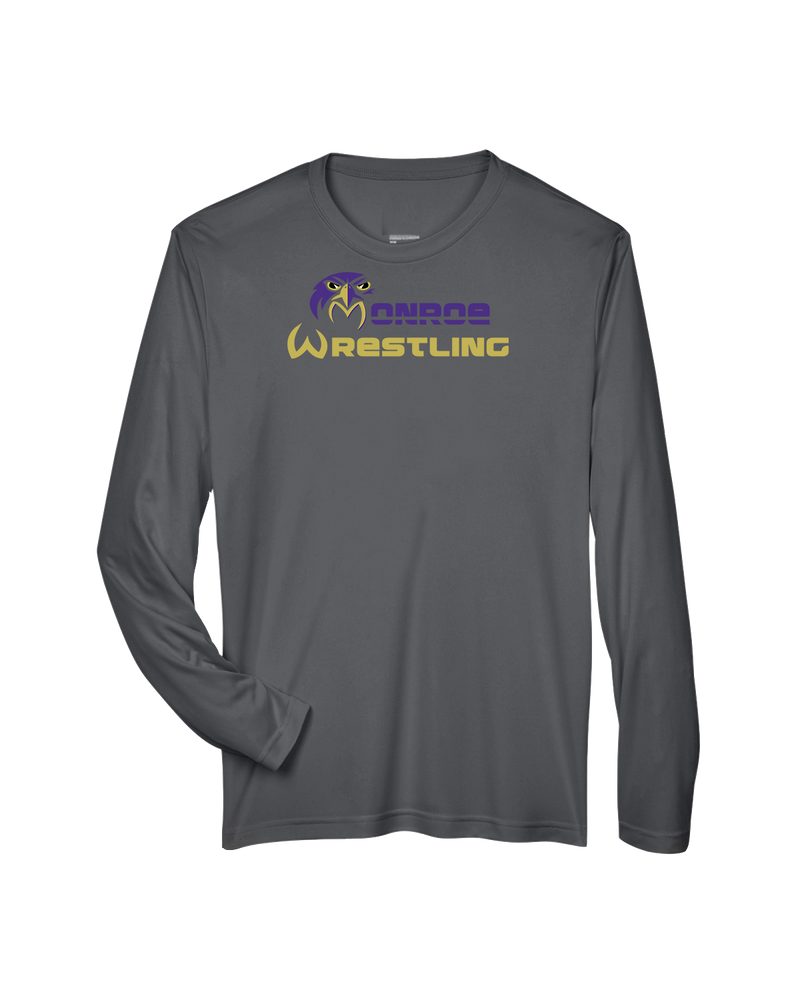 Monroe Township HS Wrestling Primary Logo - Performance Long Sleeve