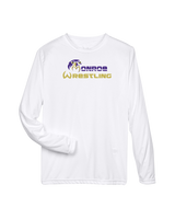 Monroe Township HS Wrestling Primary Logo - Performance Long Sleeve