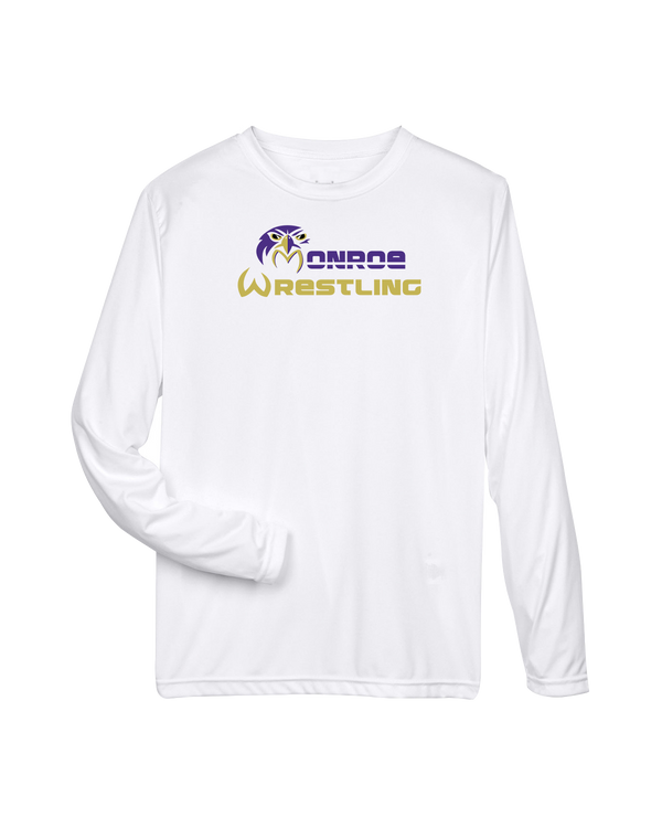 Monroe Township HS Wrestling Primary Logo - Performance Long Sleeve