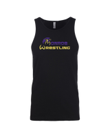 Monroe Township HS Wrestling Primary Logo - Mens Tank Top