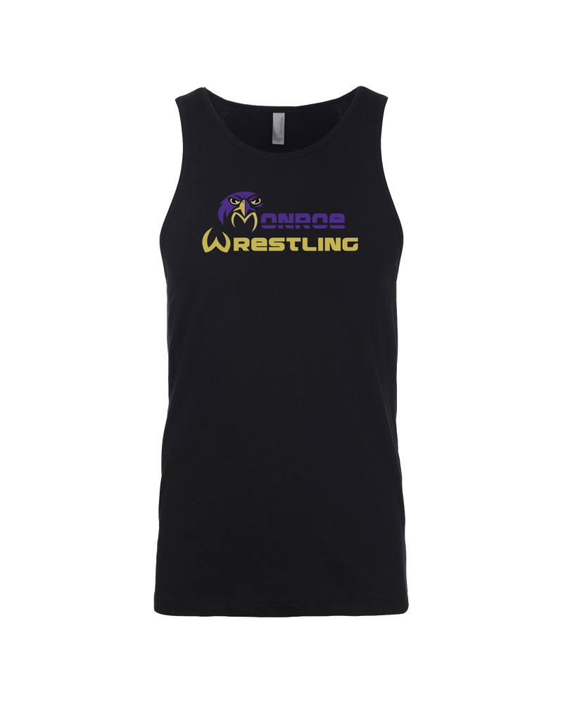 Monroe Township HS Wrestling Primary Logo - Mens Tank Top