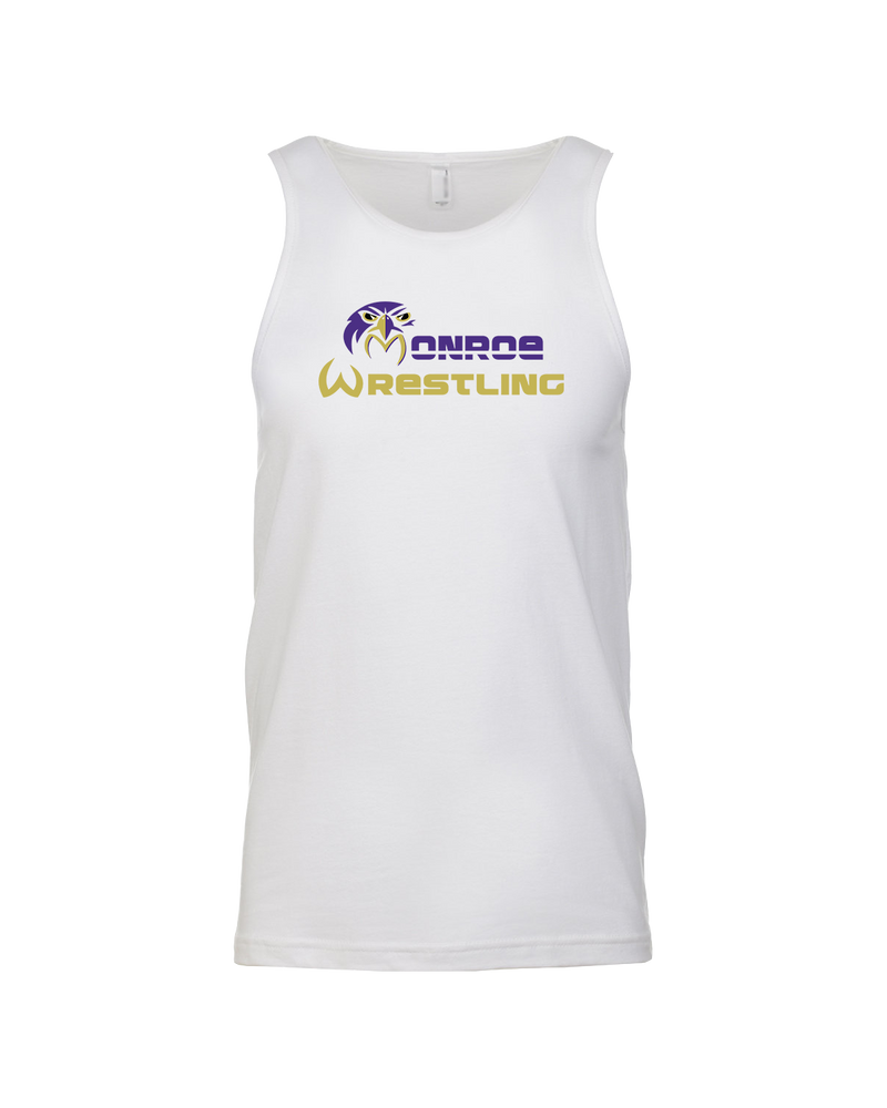 Monroe Township HS Wrestling Primary Logo - Mens Tank Top