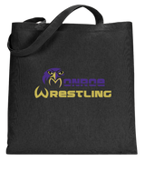 Monroe Township HS Wrestling Primary Logo - Tote Bag