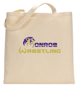 Monroe Township HS Wrestling Primary Logo - Tote Bag