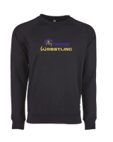 Monroe Township HS Wrestling Primary Logo - Crewneck Sweatshirt
