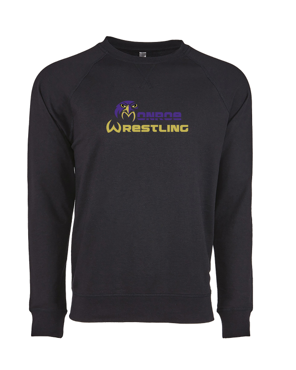 Monroe Township HS Wrestling Primary Logo - Crewneck Sweatshirt