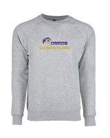 Monroe Township HS Wrestling Primary Logo - Crewneck Sweatshirt