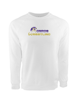 Monroe Township HS Wrestling Primary Logo - Crewneck Sweatshirt