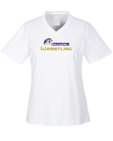 Monroe Township HS Wrestling Primary Logo - Womens Performance Shirt