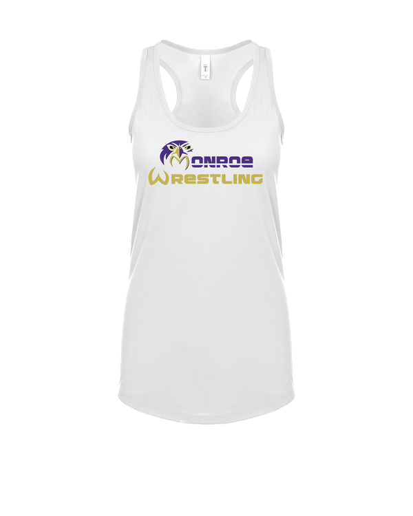 Monroe Township HS Wrestling Primary Logo - Womens Tank Top