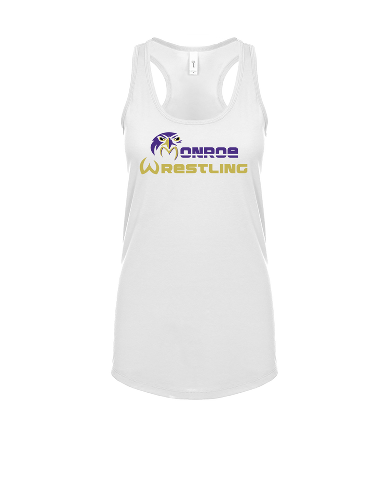 Monroe Township HS Wrestling Primary Logo - Womens Tank Top
