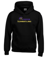 Monroe Township HS Wrestling Primary Logo - Youth Hoodie