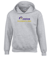 Monroe Township HS Wrestling Primary Logo - Youth Hoodie
