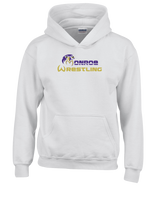 Monroe Township HS Wrestling Primary Logo - Youth Hoodie