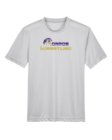 Monroe Township HS Wrestling Primary Logo - Youth Performance T-Shirt