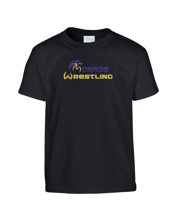 Monroe Township HS Wrestling Primary Logo - Youth T-Shirt