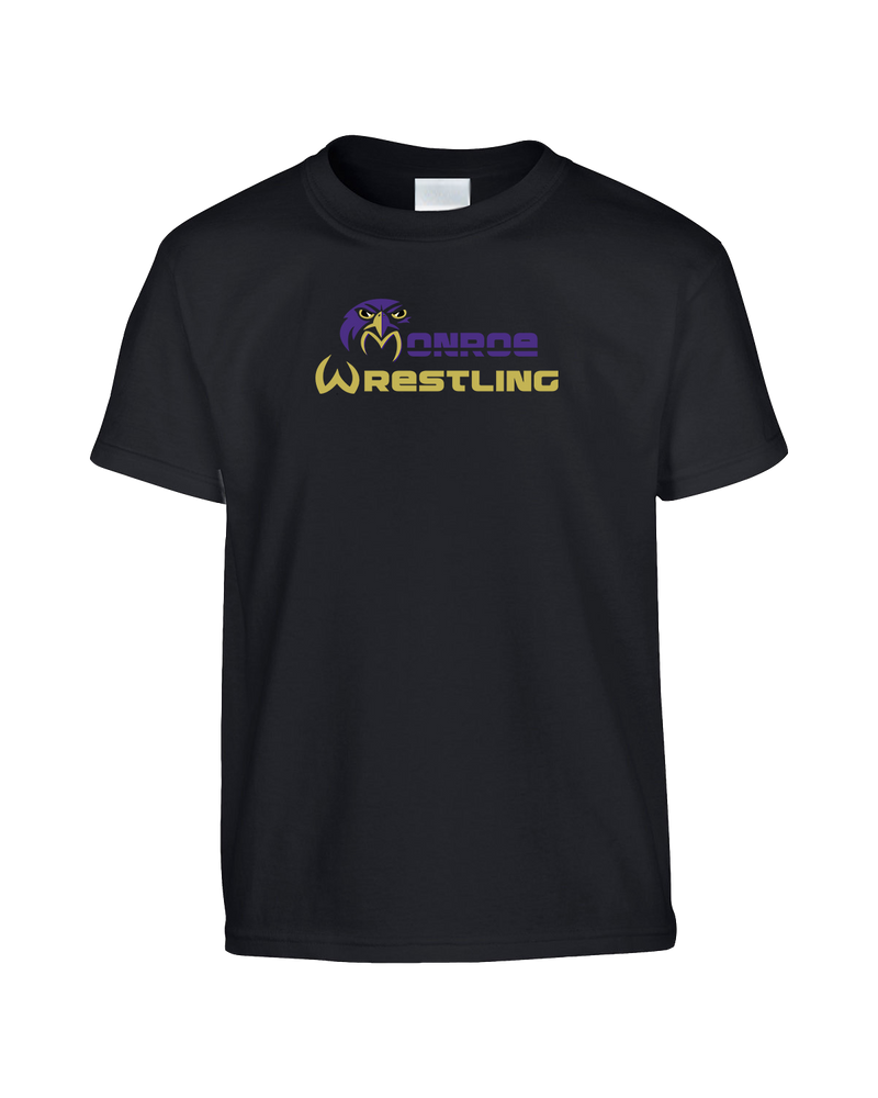 Monroe Township HS Wrestling Primary Logo - Youth T-Shirt